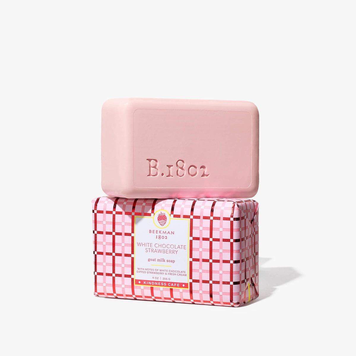 Beekman 1802 White Chocolate Strawberry Bar Soap 9oz