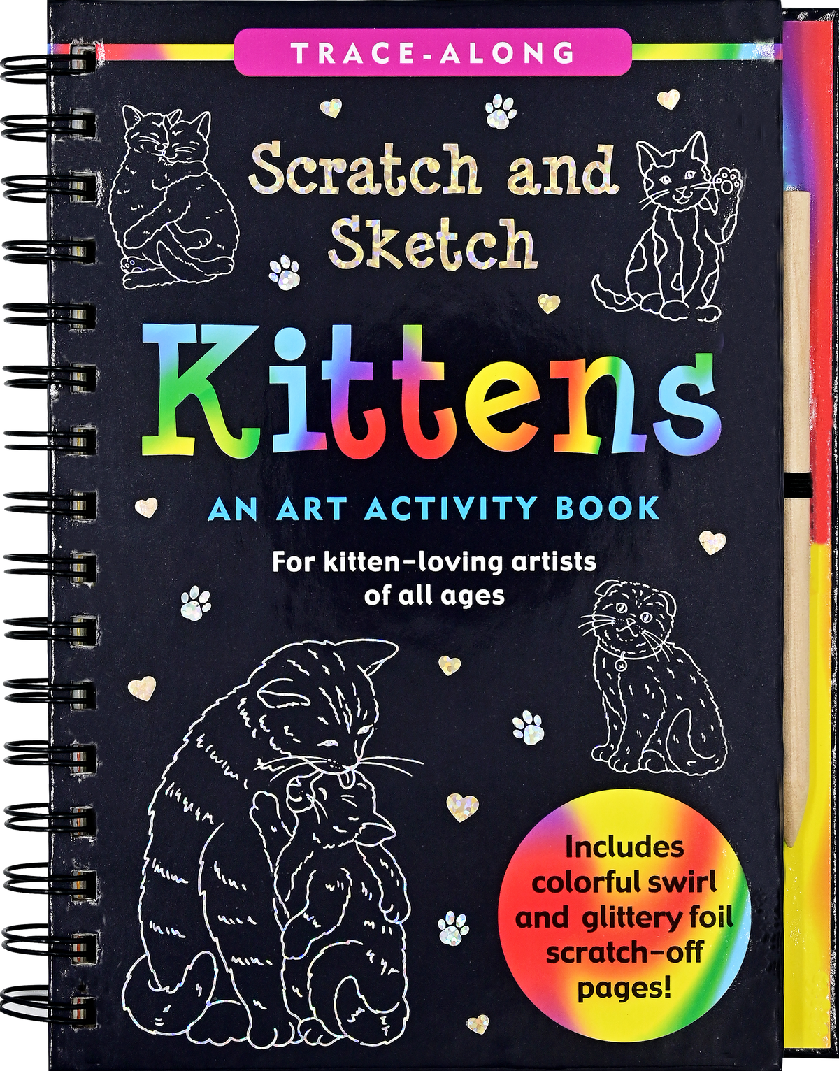 Peter Pauper Press Kittens Scratch and Sketch