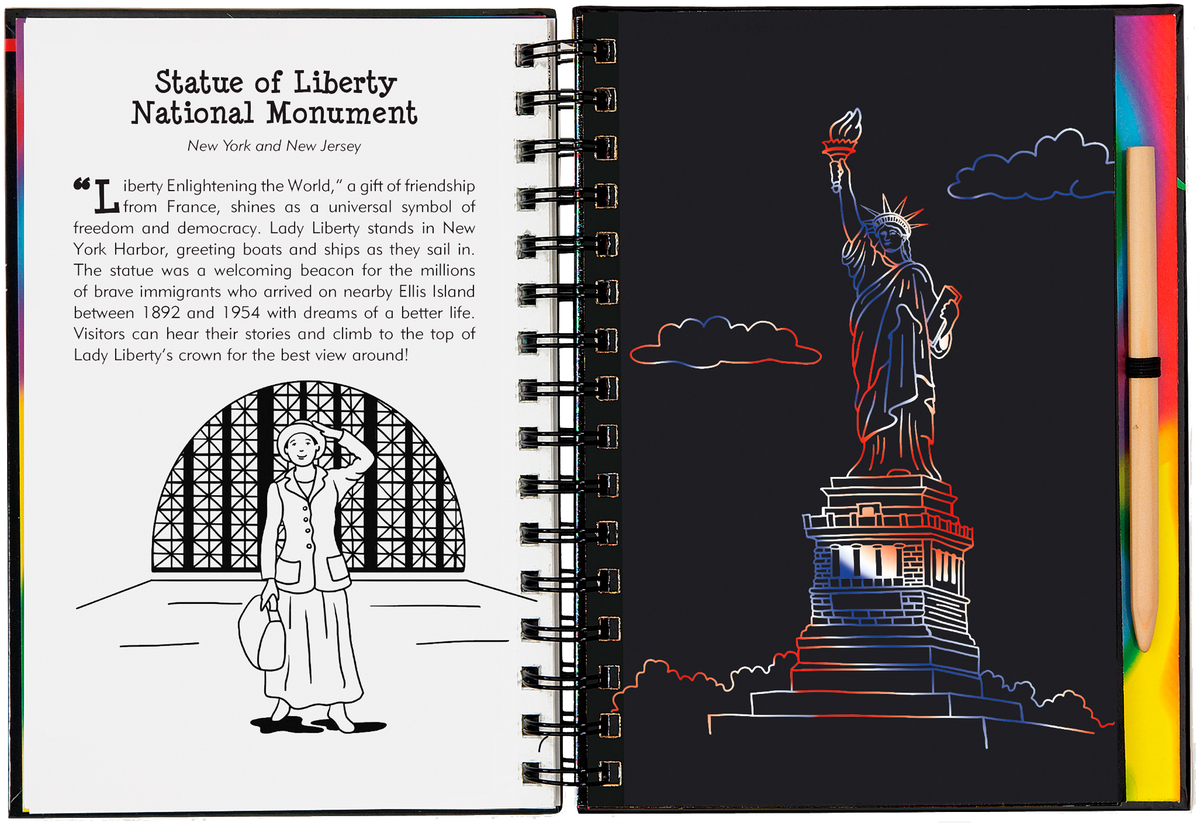 Peter Pauper Press National Parks & Landmarks Scratch and Sketch