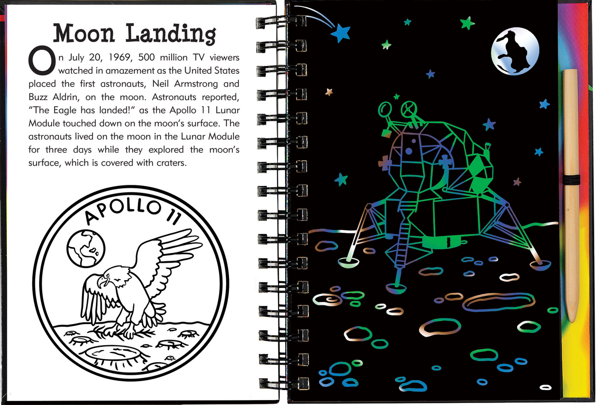 Peter Pauper Press Solar System Scratch and Sketch