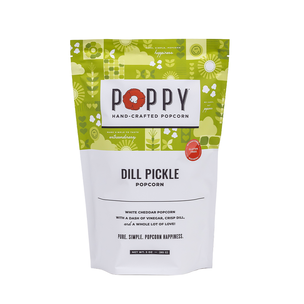 Poppy Popcorn Company Dill Pickle Popcorn