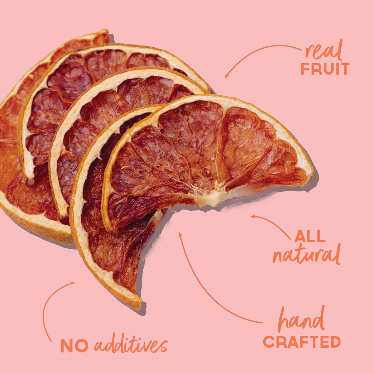 Blue Henry Dehydrated Grapefruit Half Slice