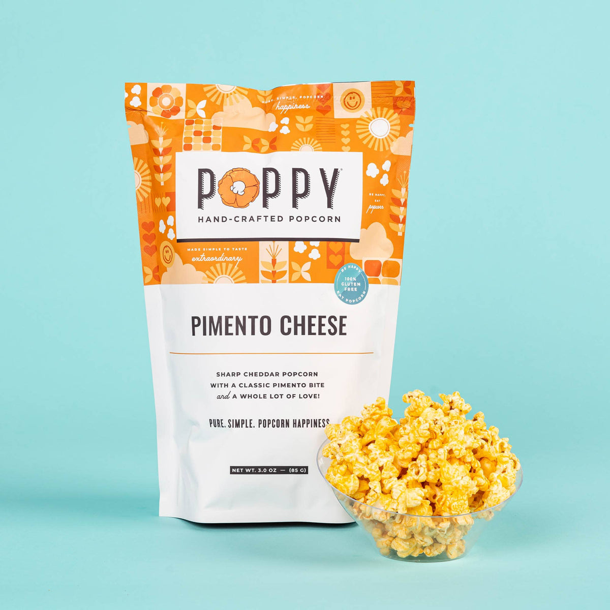 Poppy Popcorn Company Pimento Cheese Popcorn