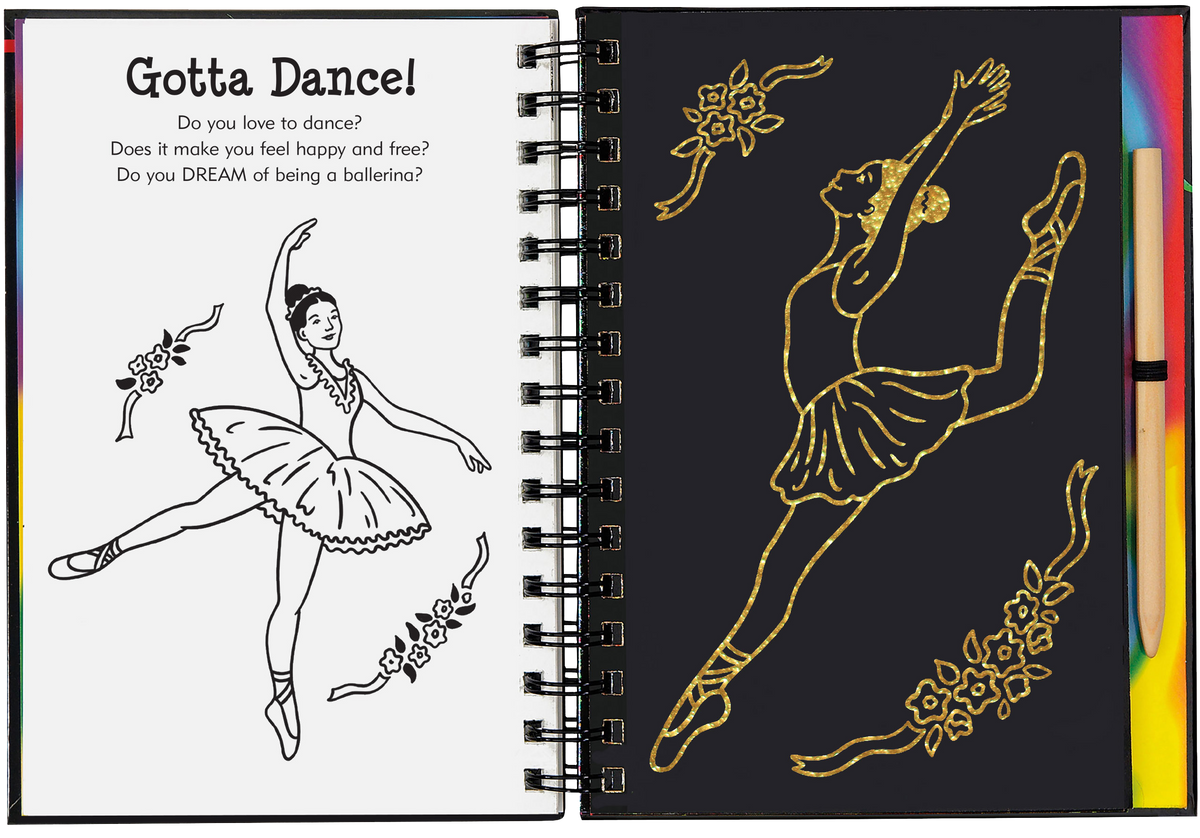 Peter Pauper Press Ballet Scratch and Sketch