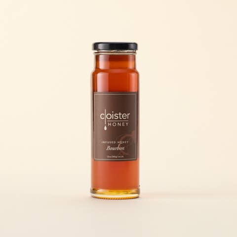 Cloister Bourbon Infused Honey: 3oz