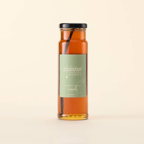 Cloister Vanilla Infused Honey: 3oz