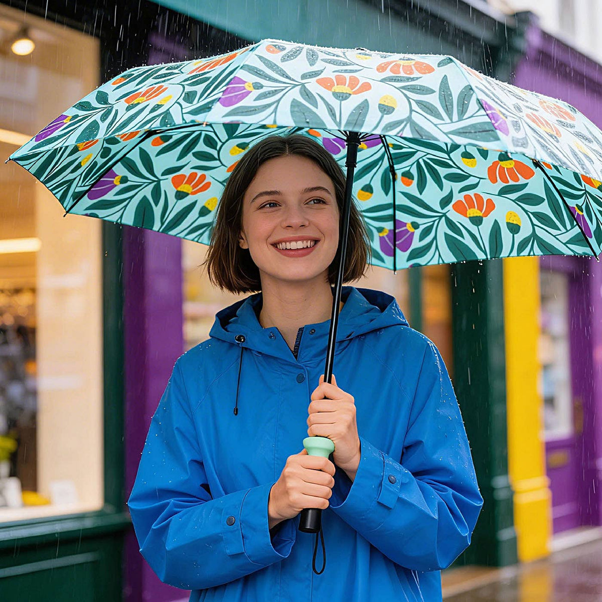 Vinrella Eden Floral Bottle Umbrella