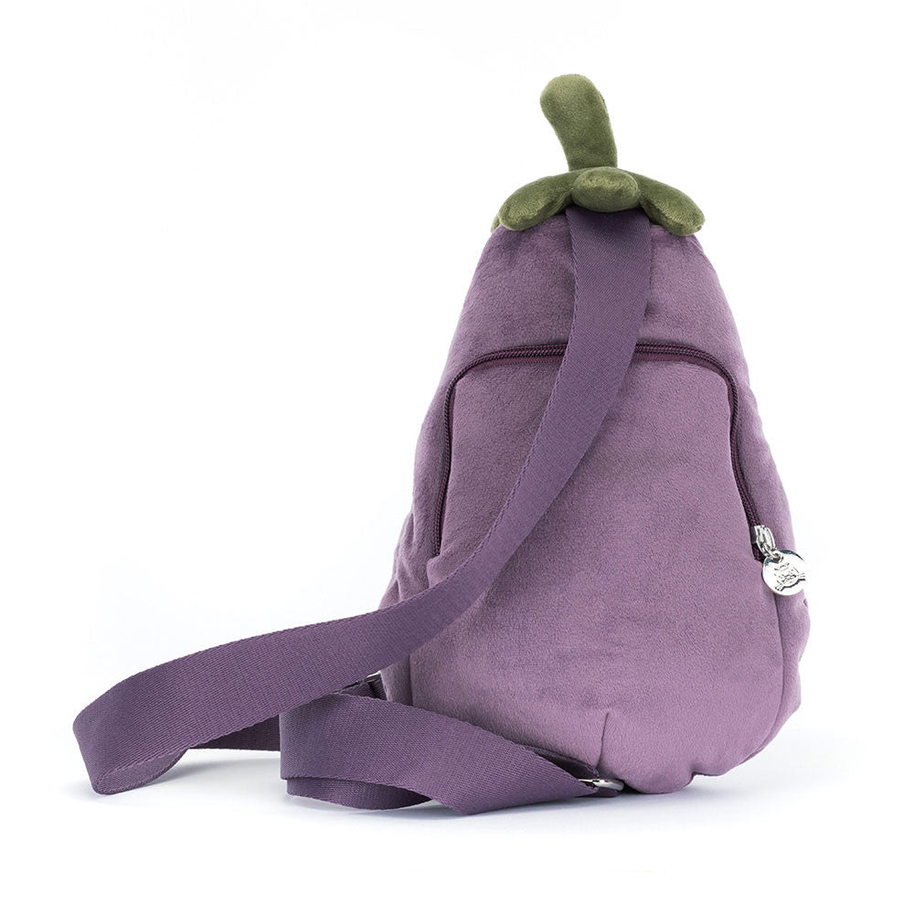 Jellycat Amusables Eggplant (Aubergine) Bum Bag