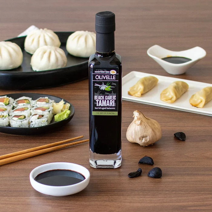 Olivelle Black Garlic Tamari Barrel Aged Balsamic Vinegar