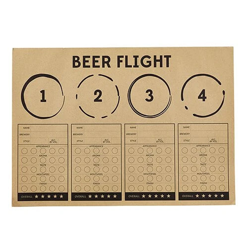 SBDS Sips Beer Flight Placemats 24pk