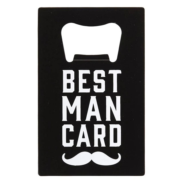SBDS Wedding Man Card bottle Opener Best Man