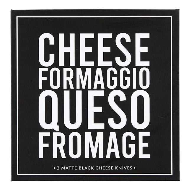 SBDS Tablesugar Matte Black Cheese Knives Book Kit