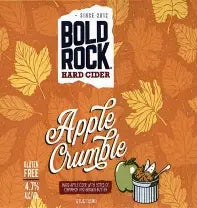 Bold Rock Apple Crumble Hard Cider 6pk