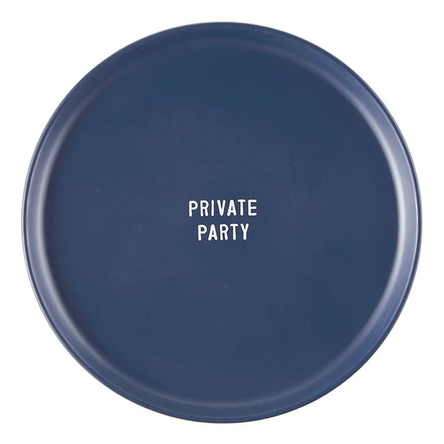 SBDS Face to Face Melamine Plates - Private Party Set of 4