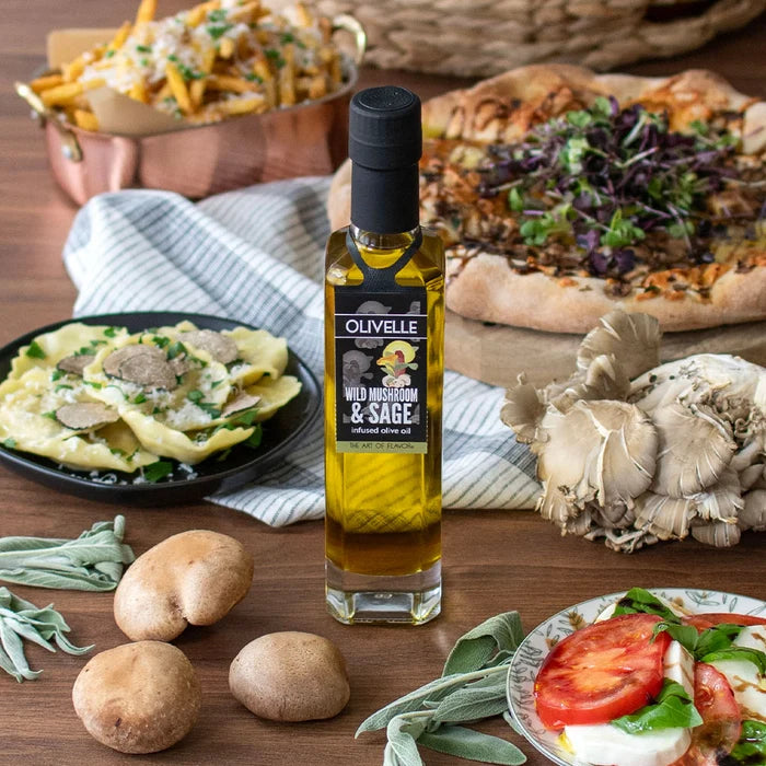 Olivelle Wild Mushroom and Sage Infused Olive Oil