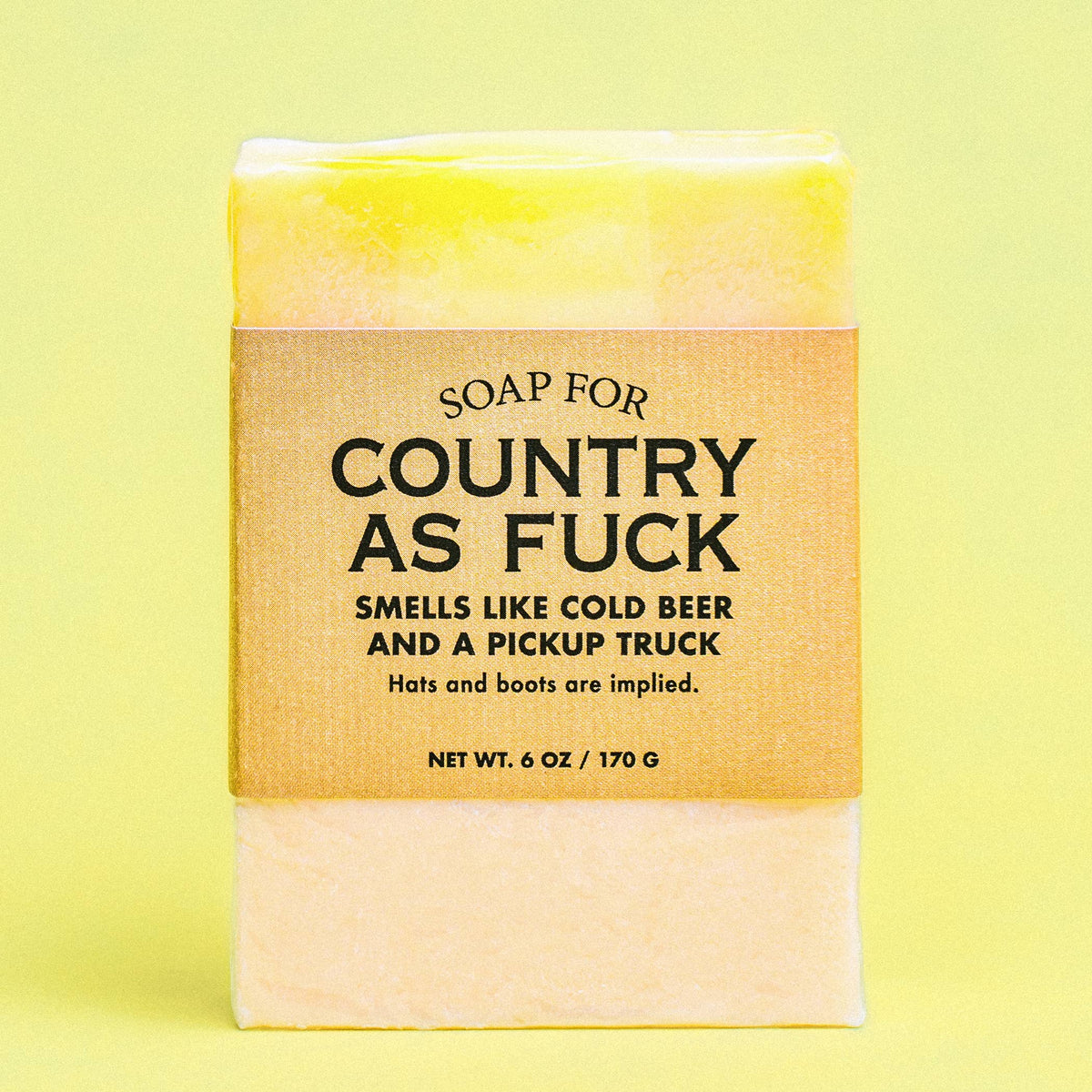 Whiskey River Soap for Country as Fuck | Funny Soap