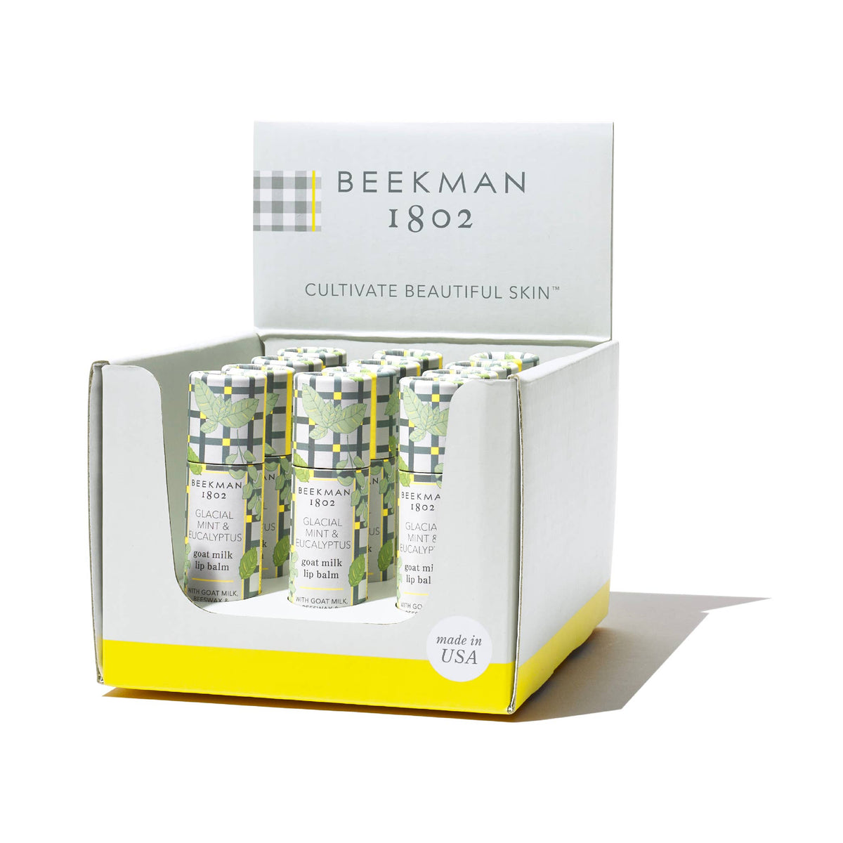 Beekman 1802 Glacial Mint + Eucalyptus Lip Balm