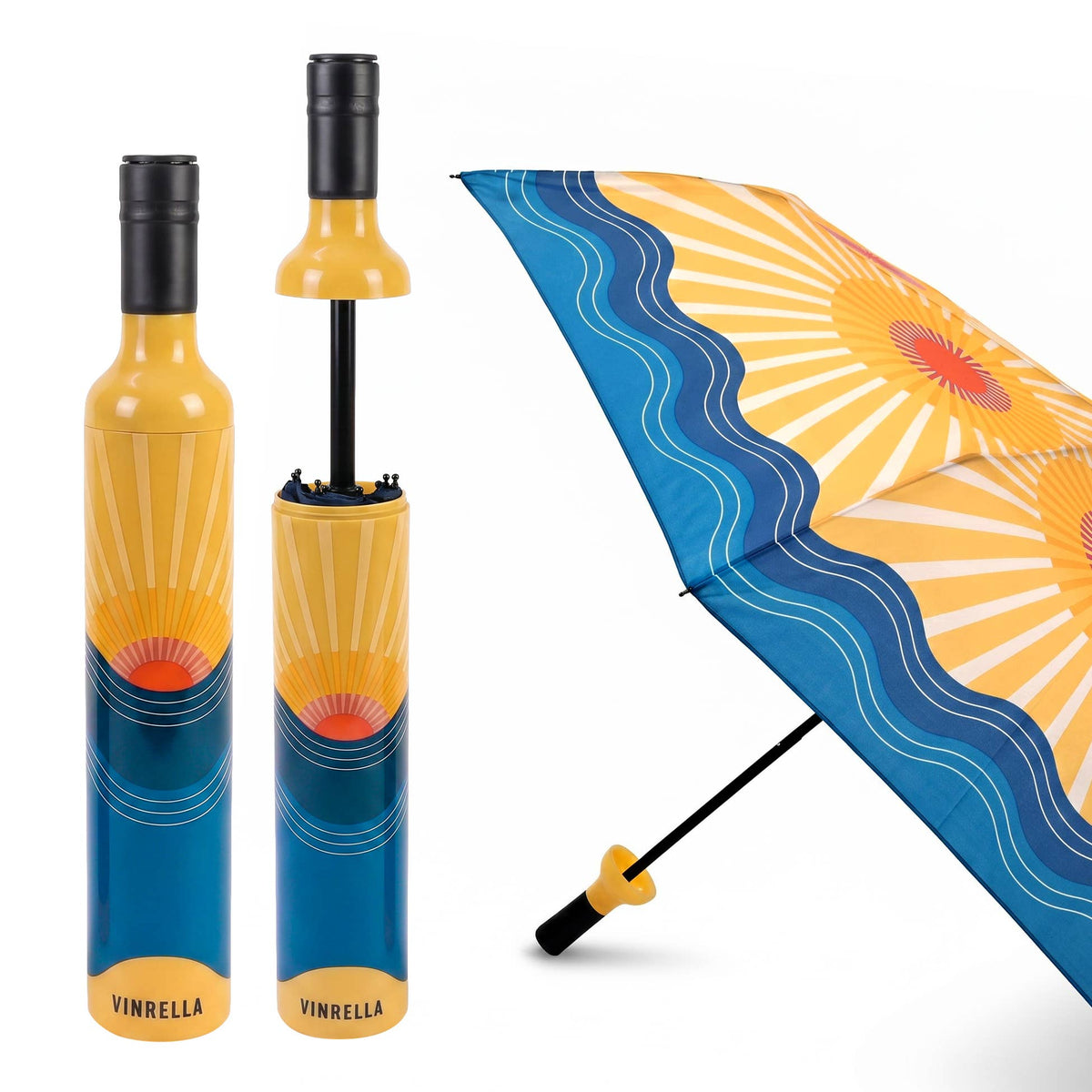 Vinrella Sunshine Daydream Umbrella in a Bottle