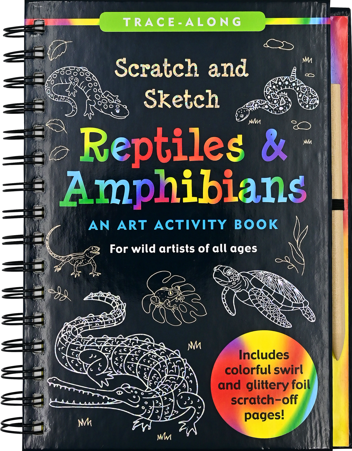 Peter Pauper Press Reptiles & Amphibians Scratch and Sketch