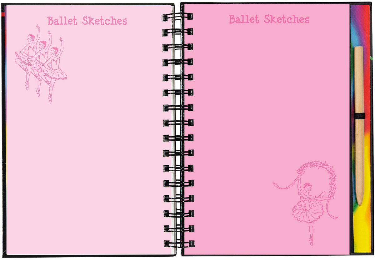 Peter Pauper Press Ballet Scratch and Sketch