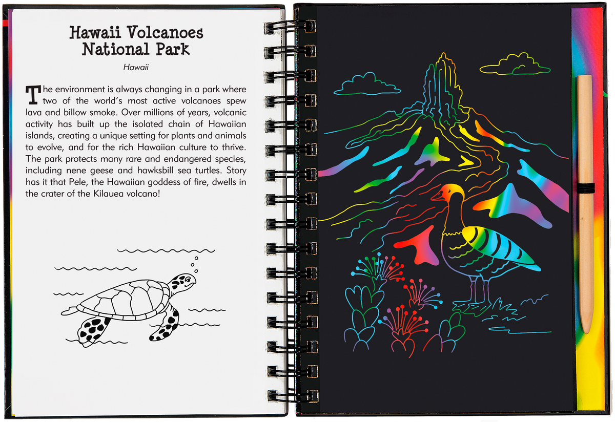 Peter Pauper Press National Parks & Landmarks Scratch and Sketch