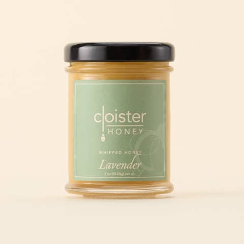 Cloister Lavender Whipped Honey: 3oz
