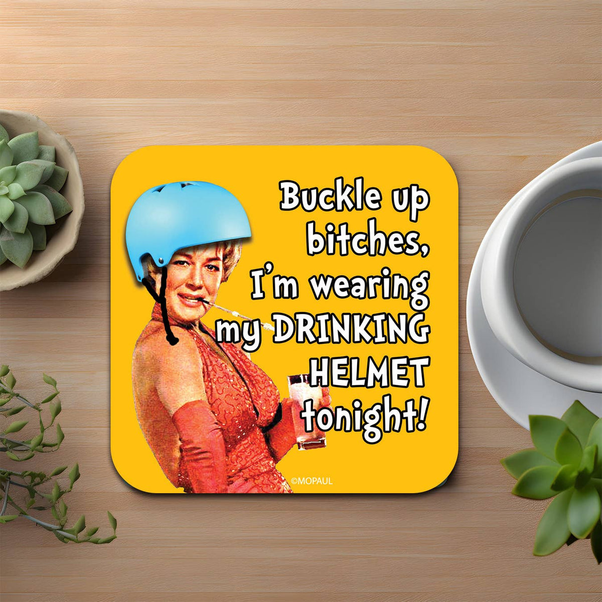 Drinking Helmet Coaster