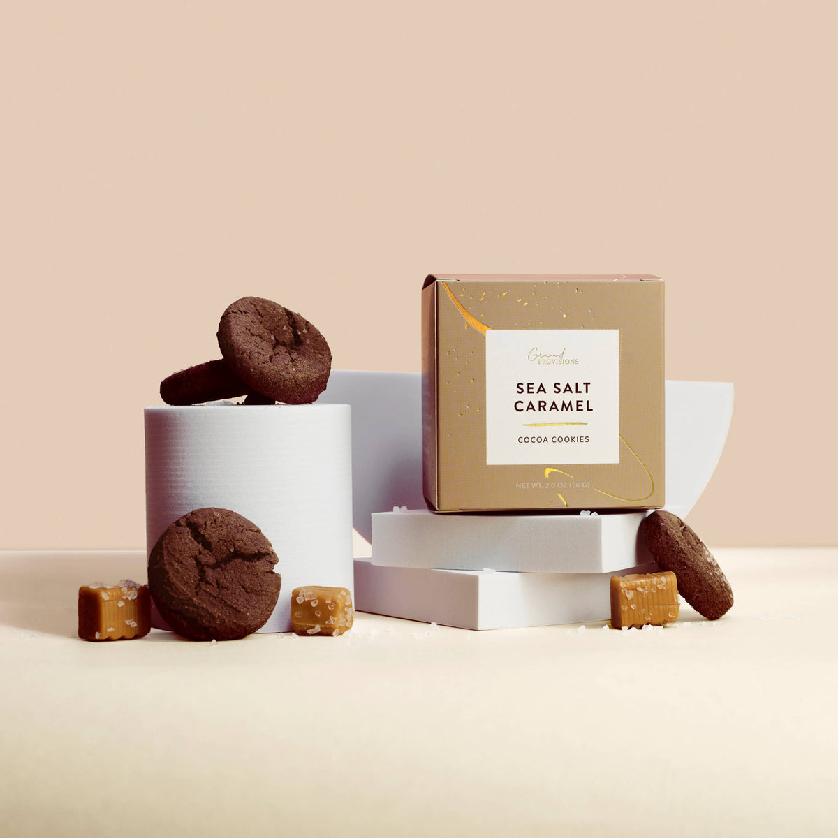 Sea Salt Caramel Cocoa Cookies (2 oz)