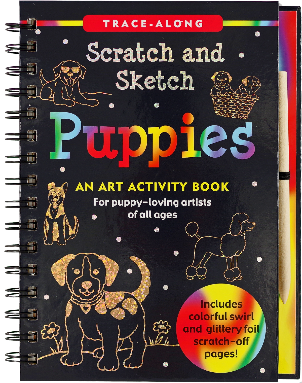 Peter Pauper Press Puppies Scratch and Sketch
