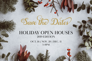 SAVE THE DATES - Wine Gourmet's Holiday Open Houses