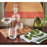 Tag Fitz Etched Double Old Fashioned Glass