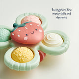 Itzy Ritzy Itzy Pop & Whirl™ - Bath + Travel Toy: Strawberry