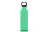 Well Told Roanoke Map - Water Bottle - 21 oz: Black