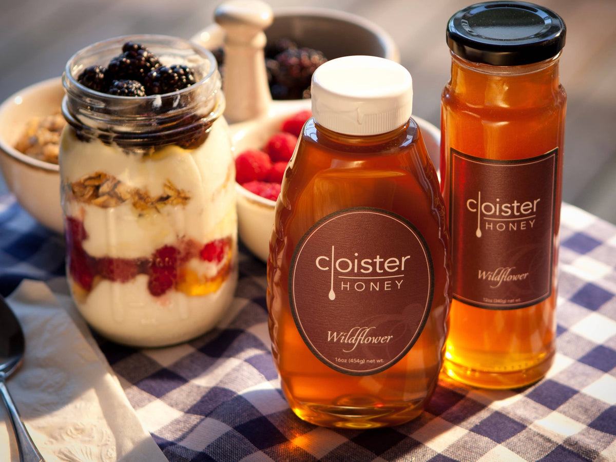 Cloister Wildflower Honey: 3oz