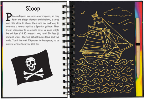 Peter Pauper Press Pirates Scratch and Sketch