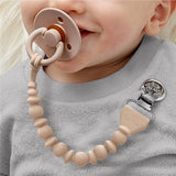 Itzy Ritzy Itzy Paci Strap™ Silicone One-Piece Pacifier Clips: Toast