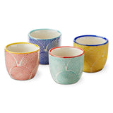 Tag Wave Sake Cup Set of 4