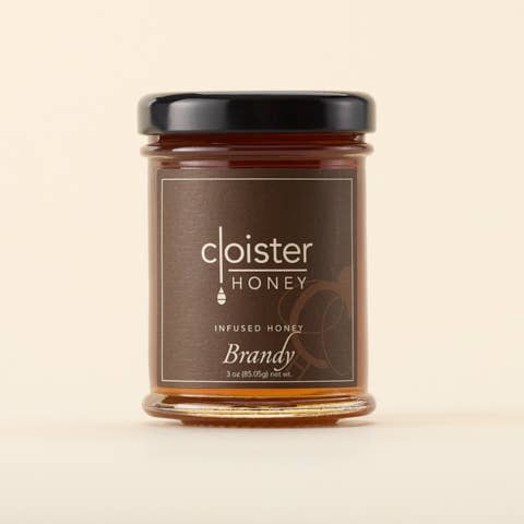Cloister Brandy Infused Honey: 3oz