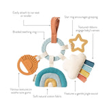 Itzy Ritzy Bitzy Busy Ring™ Teething Activity Toy: Farm