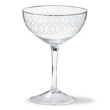 Tag Fitz Etched Coupe Glass