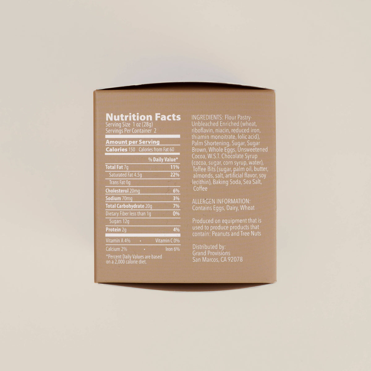 Sea Salt Caramel Cocoa Cookies (2 oz)