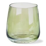 Tag Chelsea Iridescent Optic Stemless Wine Glass Green