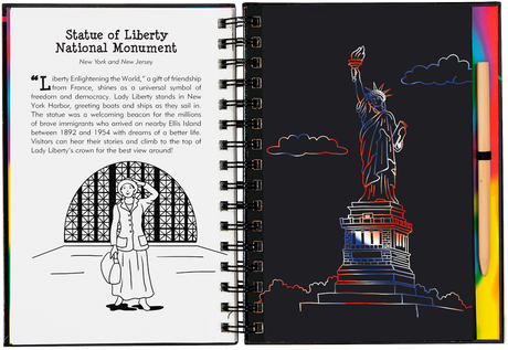 Peter Pauper Press National Parks & Landmarks Scratch and Sketch