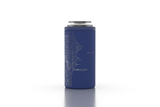 Well Told Roanoke Map - Tall Can Cooler -16oz: Black