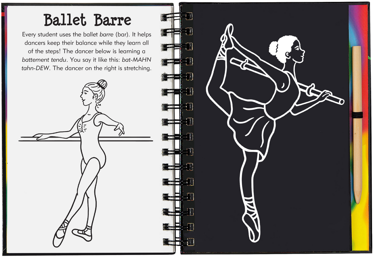 Peter Pauper Press Ballet Scratch and Sketch