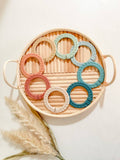 Itzy Ritzy Bitzy Bespoke Itzy Rings™ Linking Ring Set: Rainbow