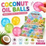 Gypsy Soul Coconut Oil Balls Squeeze Toy — Stretchy Stress Relief