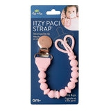 Itzy Ritzy Itzy Paci Strap™ Silicone One-Piece Pacifier Clips: Toast