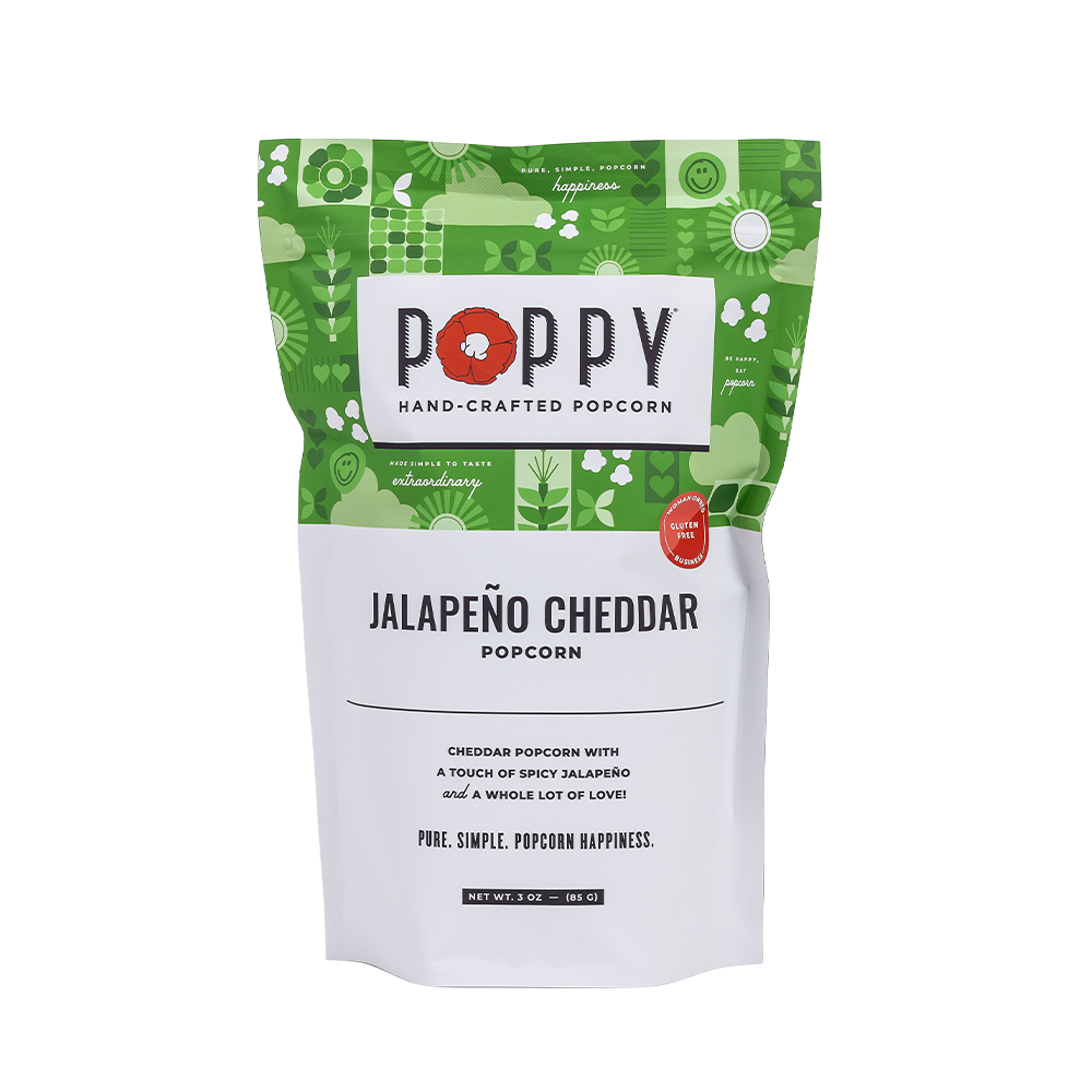 Poppy Popcorn Company Jalapeño Cheddar Popcorn