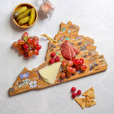 Totally Bamboo - Virginia Cutting Board with Artwork by Fish Kiss™